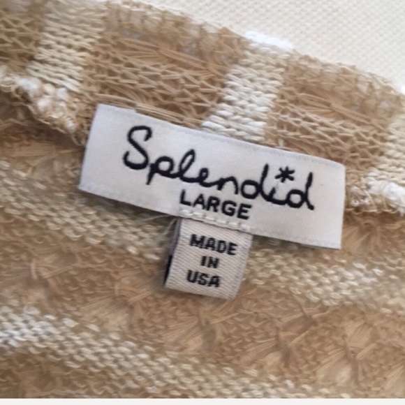 ✨5 FOR $25✨   Splendid Stripe Lightweight V-Neck Sweater - Picture 5 of 7